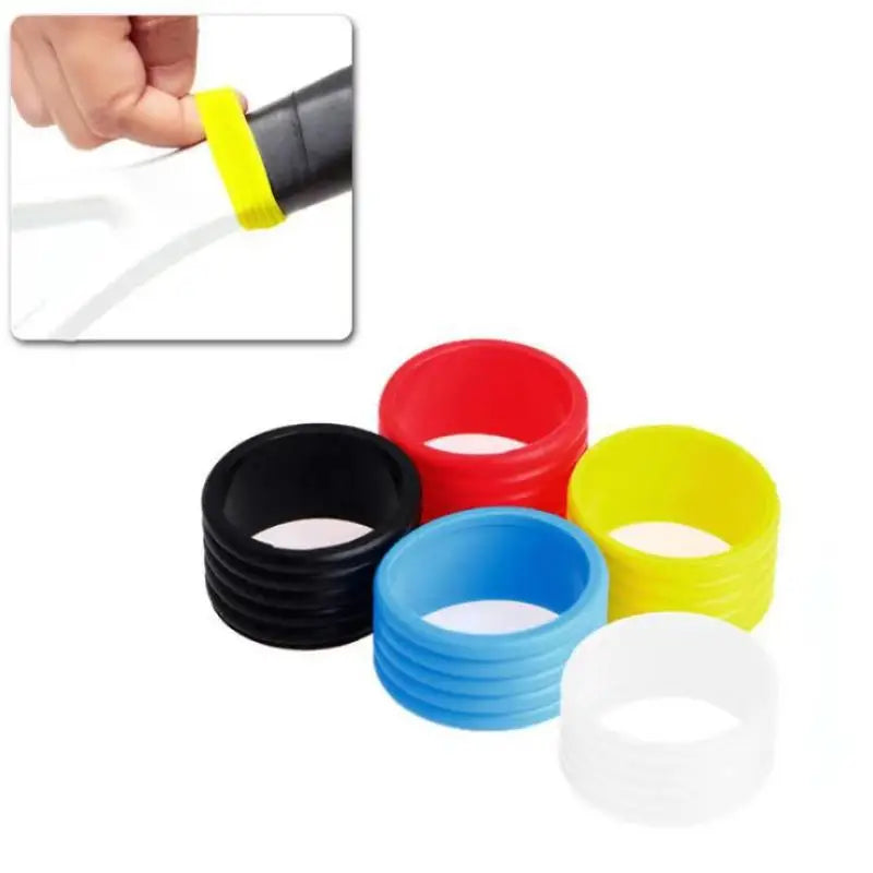 Lot Silicone Tennis Racket Grip Ring Handle Closure Rubber Qme