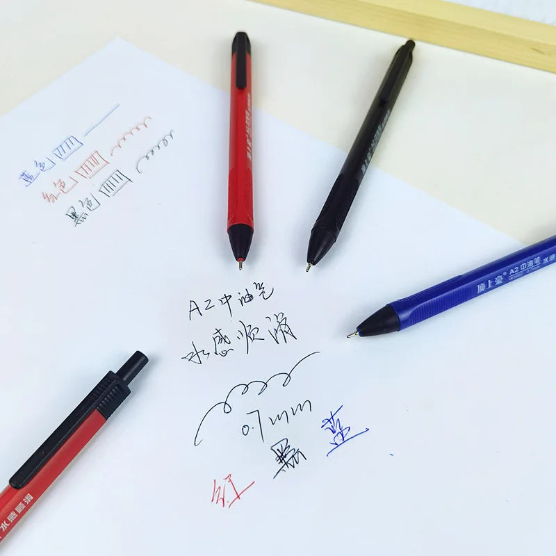 Retractable Ballpoint Pen Basics Black/Blue/Red Ballpoint Pens,Medium Point 0.7mm for Smooth Writing, 10-40 Pack Qme