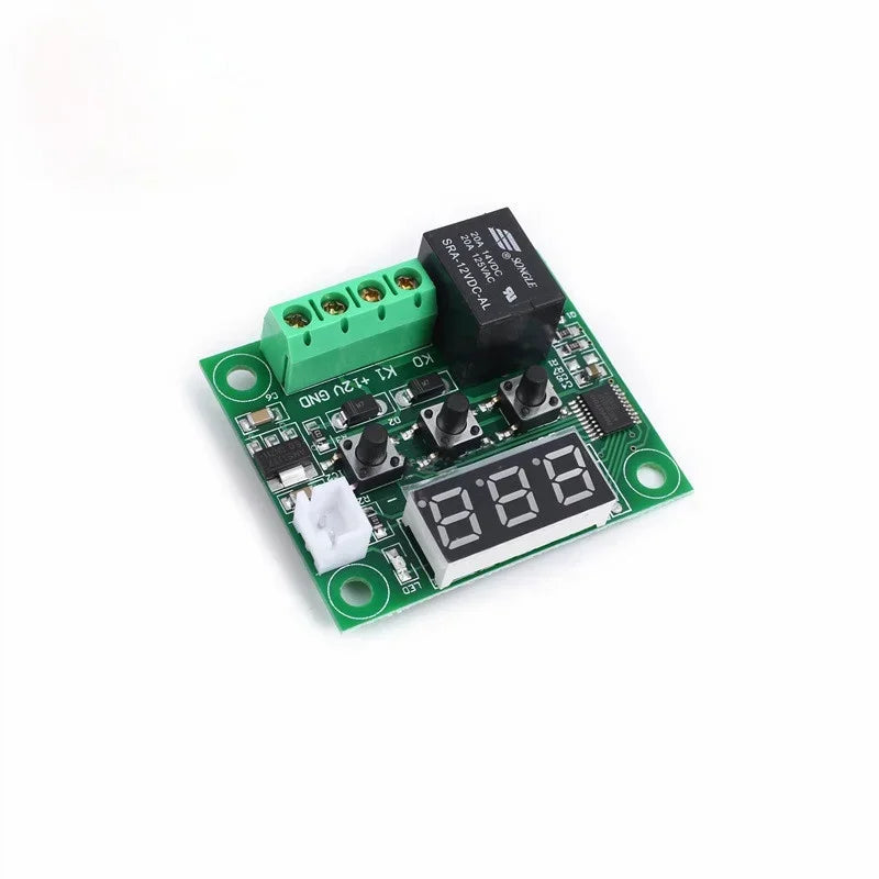 5pcs W1209 -50-110C DC 12V Digital Temperature Controllear Thermostat Temperature Control Thermostat Switch Plate W1209 Case Qme 5pcs XH-W1209