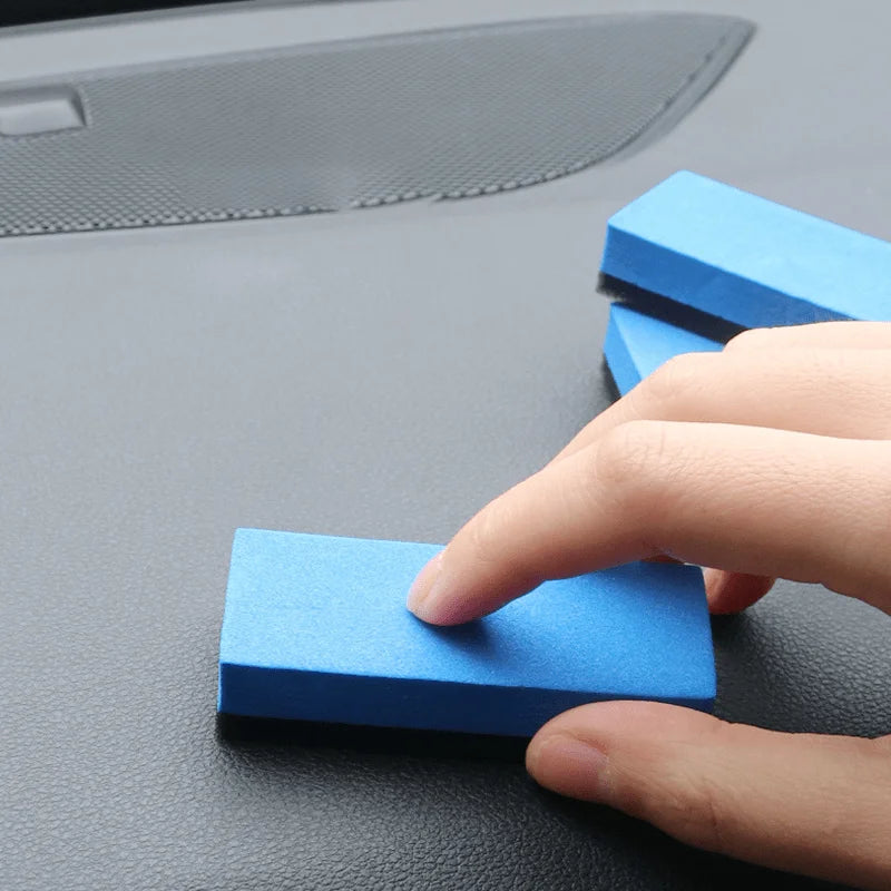Mini Plated Sponge Applicator Pads - Non-Scratch Soft Polyurethane+ Paint Polish & Wax for Car Detailing, Paint, Qme