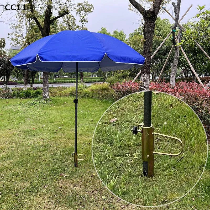 Beach Umbrella Anchor Metal Patio Holder Garden Parasol Sun Stand Qme
