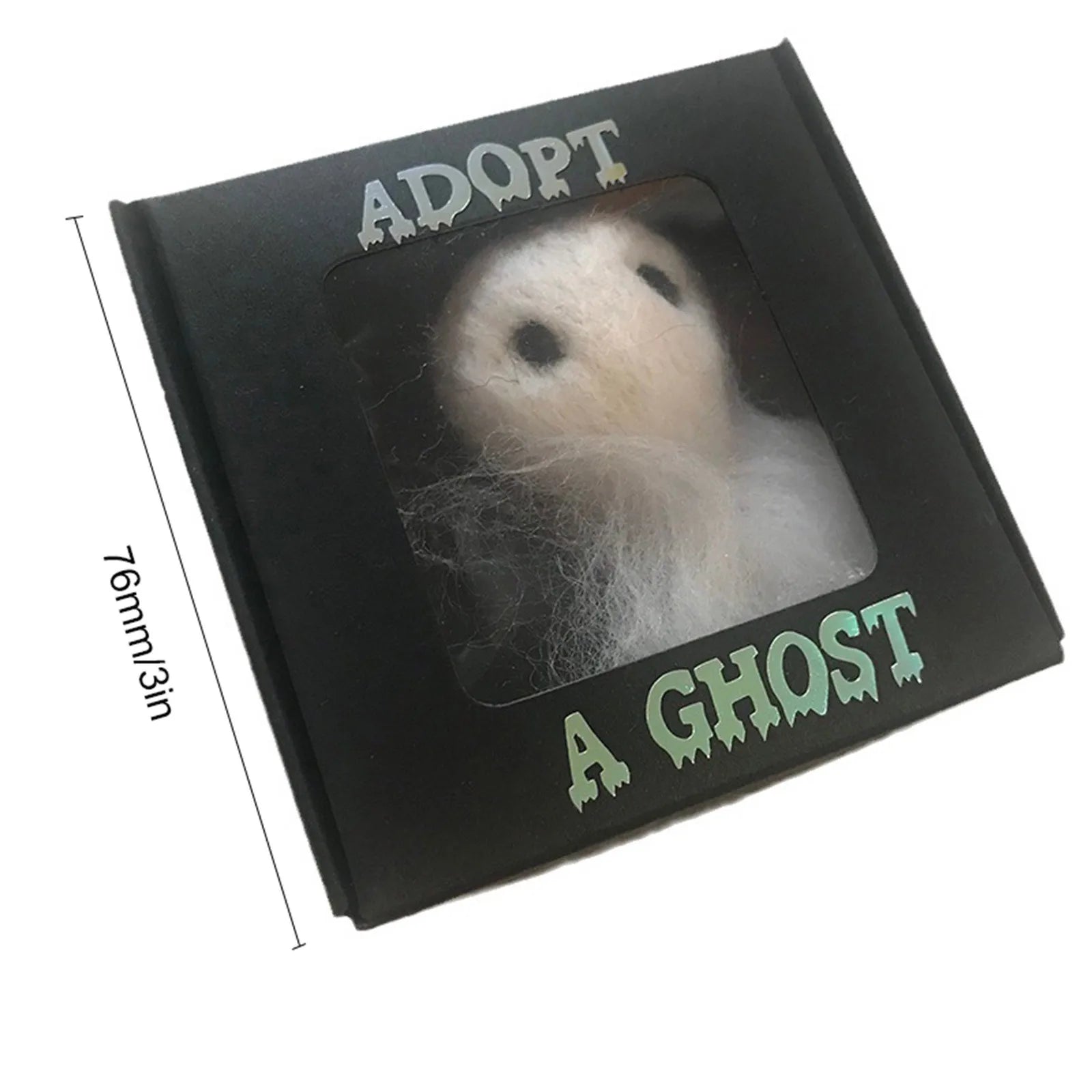 Adopt A Ghost - Cute Ghost Doll, One-of-a-Kind Ghost Friends, Ghost Toy, Halloween Creative Decoration Plush Toy Qme