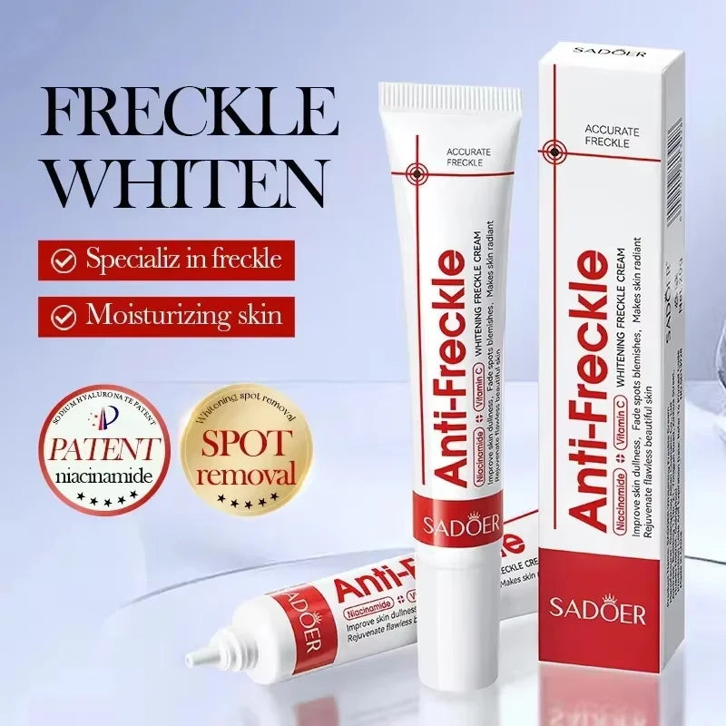 Whitening Freckle Cream Reduce Dark Spots Anti Freckle Face Creams Niacinamide Fade Pigmentation Melasma Brighten Skin Care 20g Qme