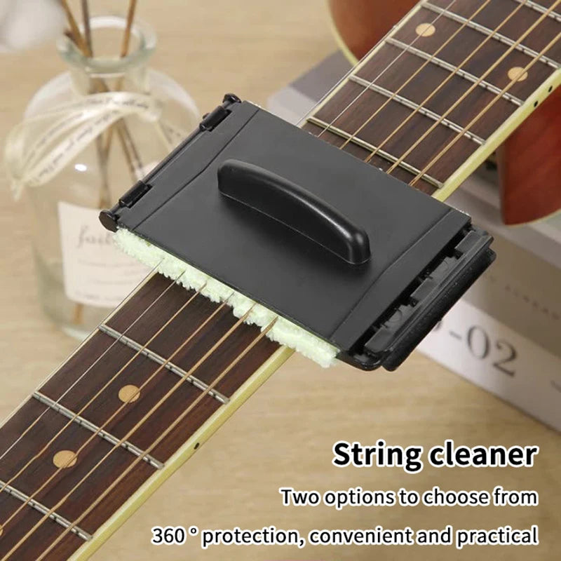 Guitar String Cleaner Clean Fretboard Cloth Tool Maintenance Care Qme