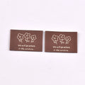 20pcs 18-53mm Cute Flower/Bear/Dog Fabric Labels, Handmade Sew On Tags for DIY Clothes Bags Crafts Decoration cp4294 Qme 45x30mm-9