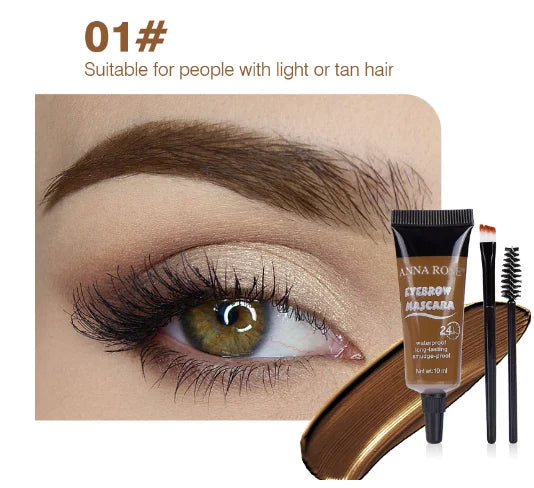 Waterproof Eyebrow Dye Cream Natural 3D Brow Tint Long-lasting Qme ANNA-KL601-01