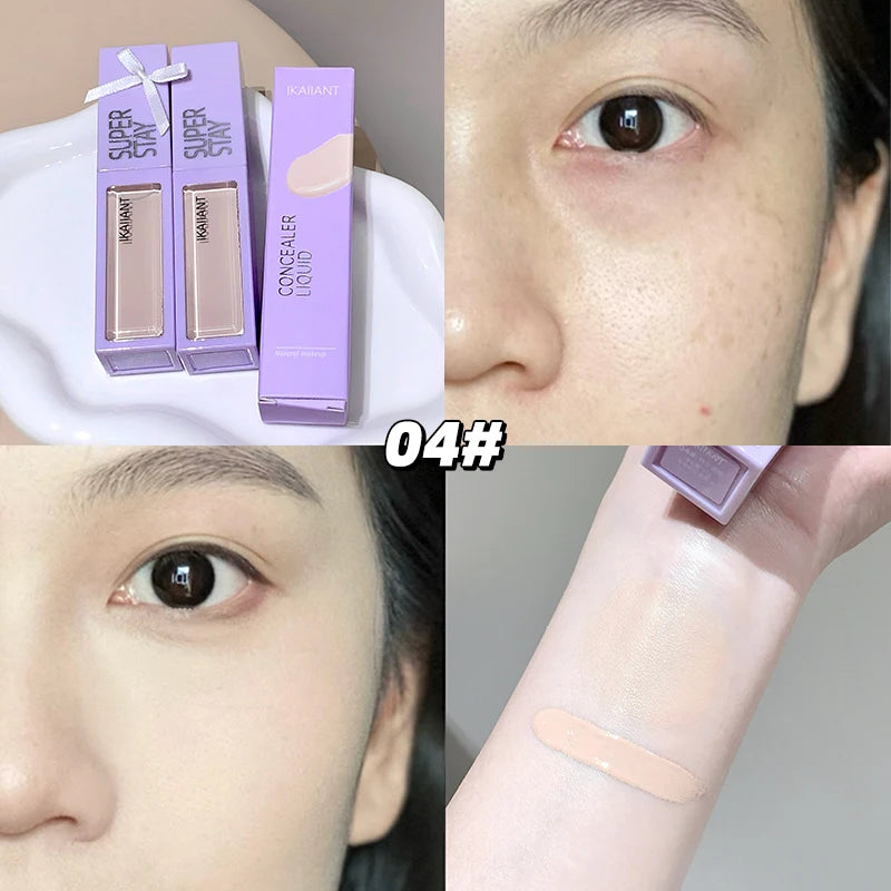 IKAIIANT Concealer Liquid Brightens Conceals Dark Circles Acne Marks Qme KL8307-4
