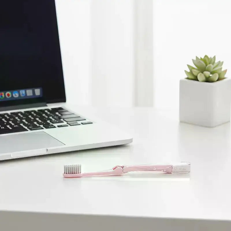 Travel Folding Toothbrush Portable Mini Soft Medium Bristles Qme