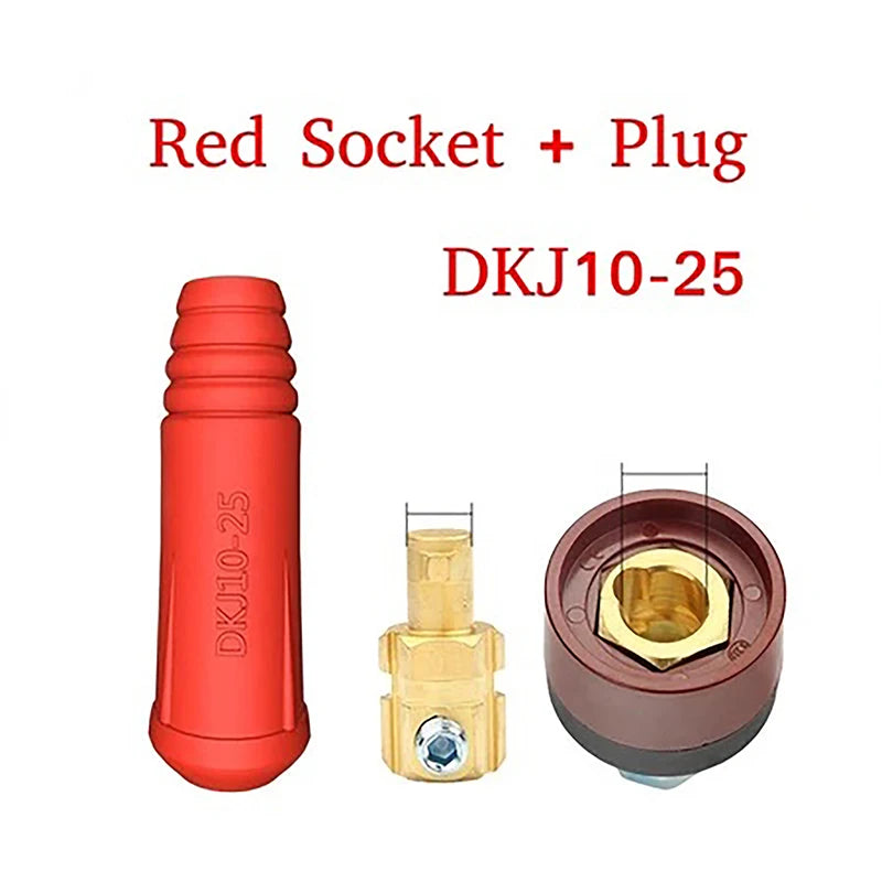 DKJ10-25 European Welding Machine Cable Welding Cable Connector Quick Fitting Male Female Cable. Qme A3