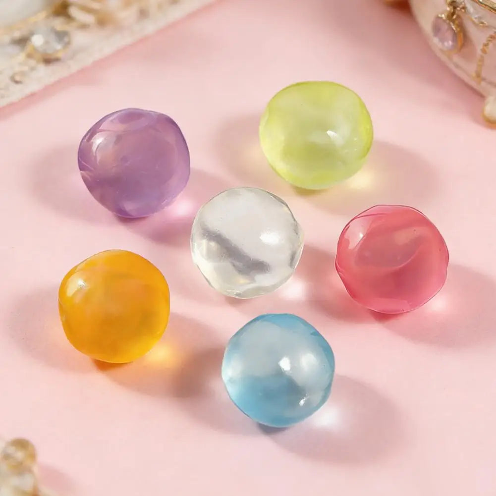 Squishy Moldable Crystal Ball Squeeze Toy Transparent Decompression Qme