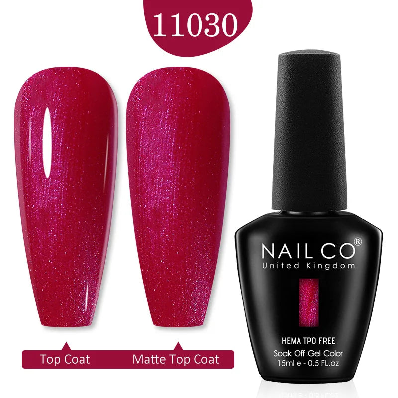 NAILCO Glitter Reflective Series Gel Nail Polish Nails Art Semi