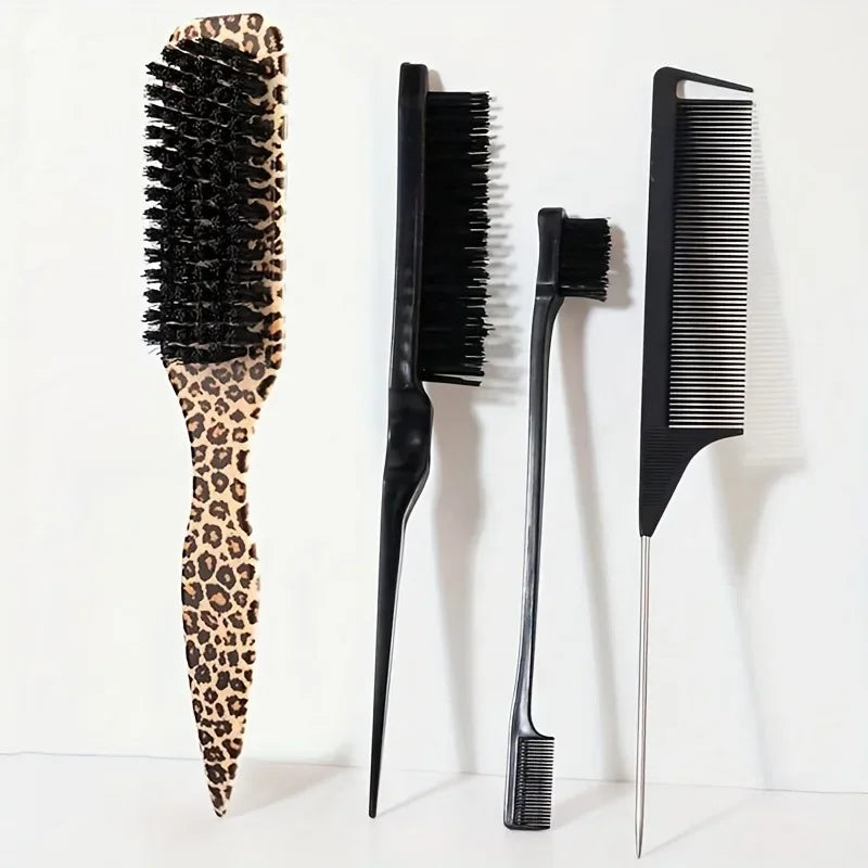 Professional Pointed Tail Comb Anti-static Nylon Bristles Precise Qme