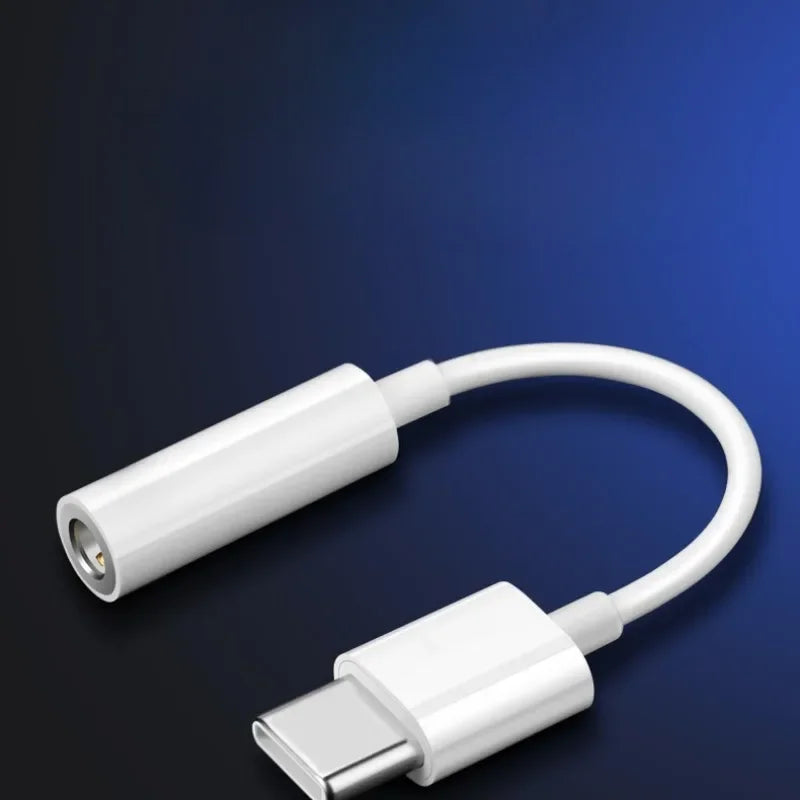 10pcs Type-C to 3.5mm adapter, LeTV to 3.5 phone headphone conversion, suitable for Android audio adapter cable Qme