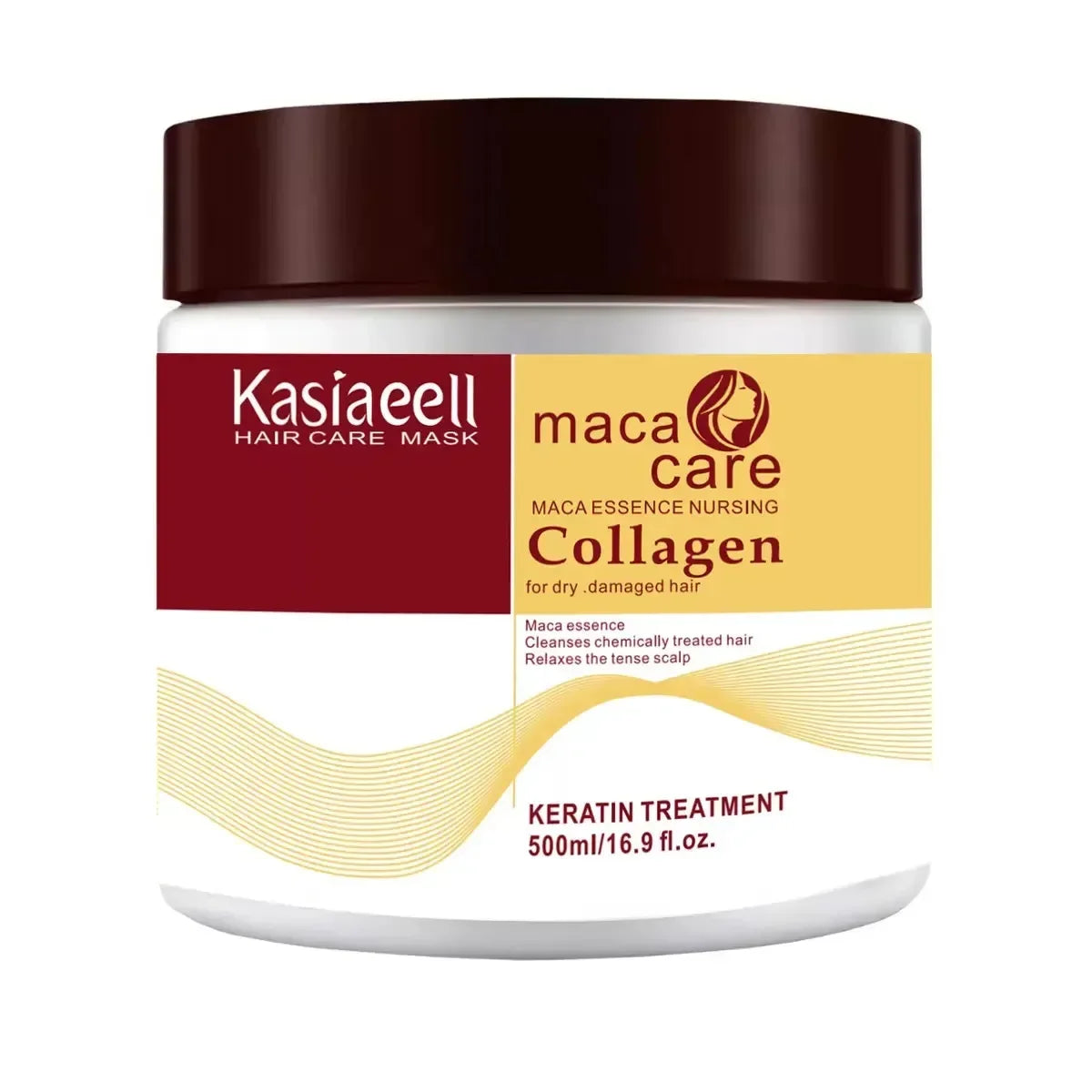 Collagen Hair Treatment Deep Repair Conditioning Argan Oil Hair Mask Essence for Dry Damaged Hair 200ml/500ml Qme 500ML