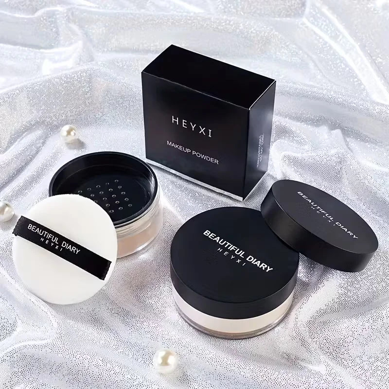 Hydrating Flawless Setting Powder Natural Nude Finish Strong Oil Qme