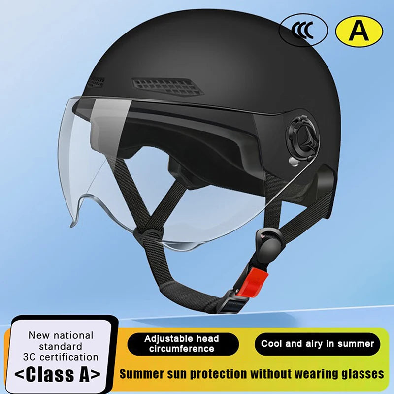 3C Certified Men's Women's Adult Cartoon Electric Bicycle Motorcycle Qme Black A