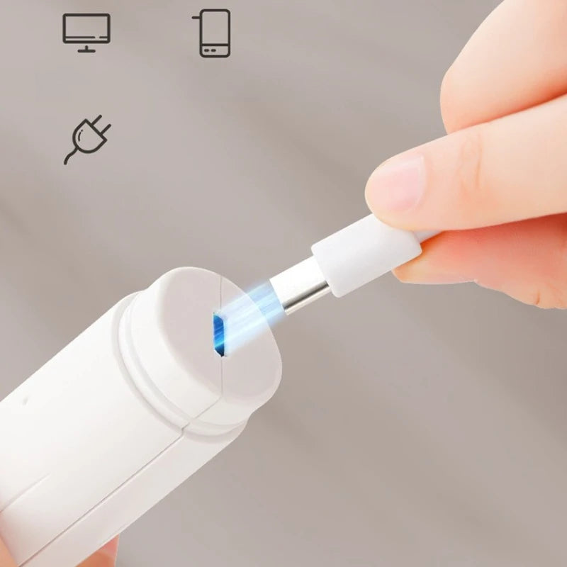 Electric Shoe Brush Wireless Charging Ultrasonic Vibrating Cleaner Qme