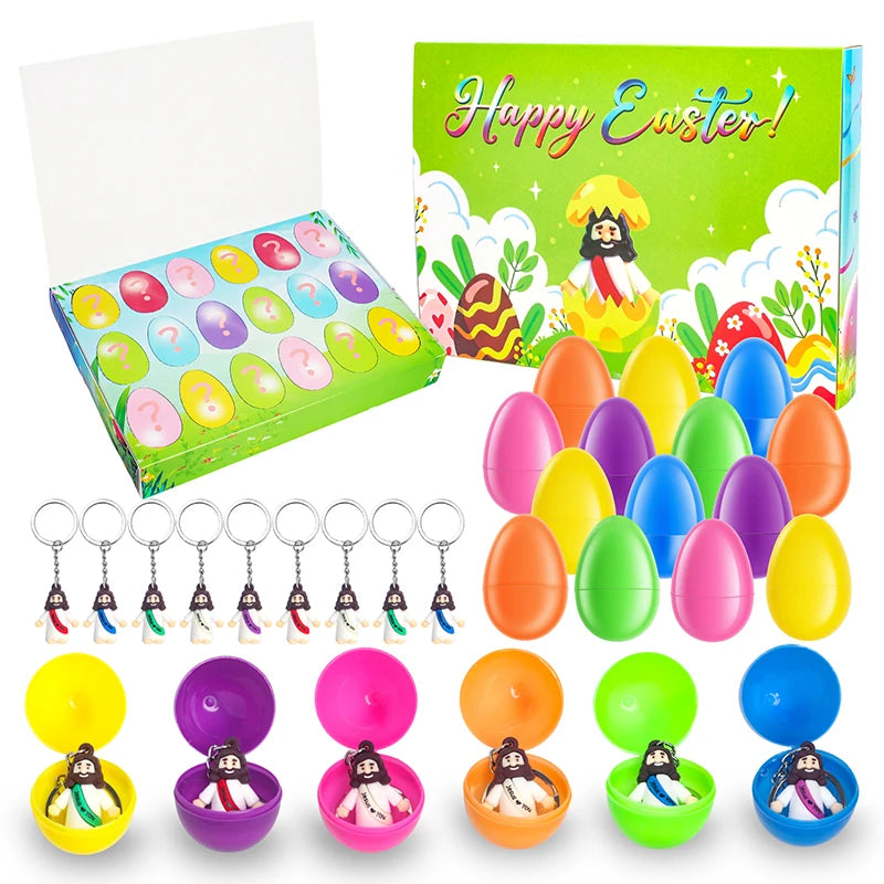 18 Pcs Jesus Toys Mini Little Jesus Figurine To Hide And Seek Religious Sunday School Gifts For Kids Girls Boys Party Favors Qme