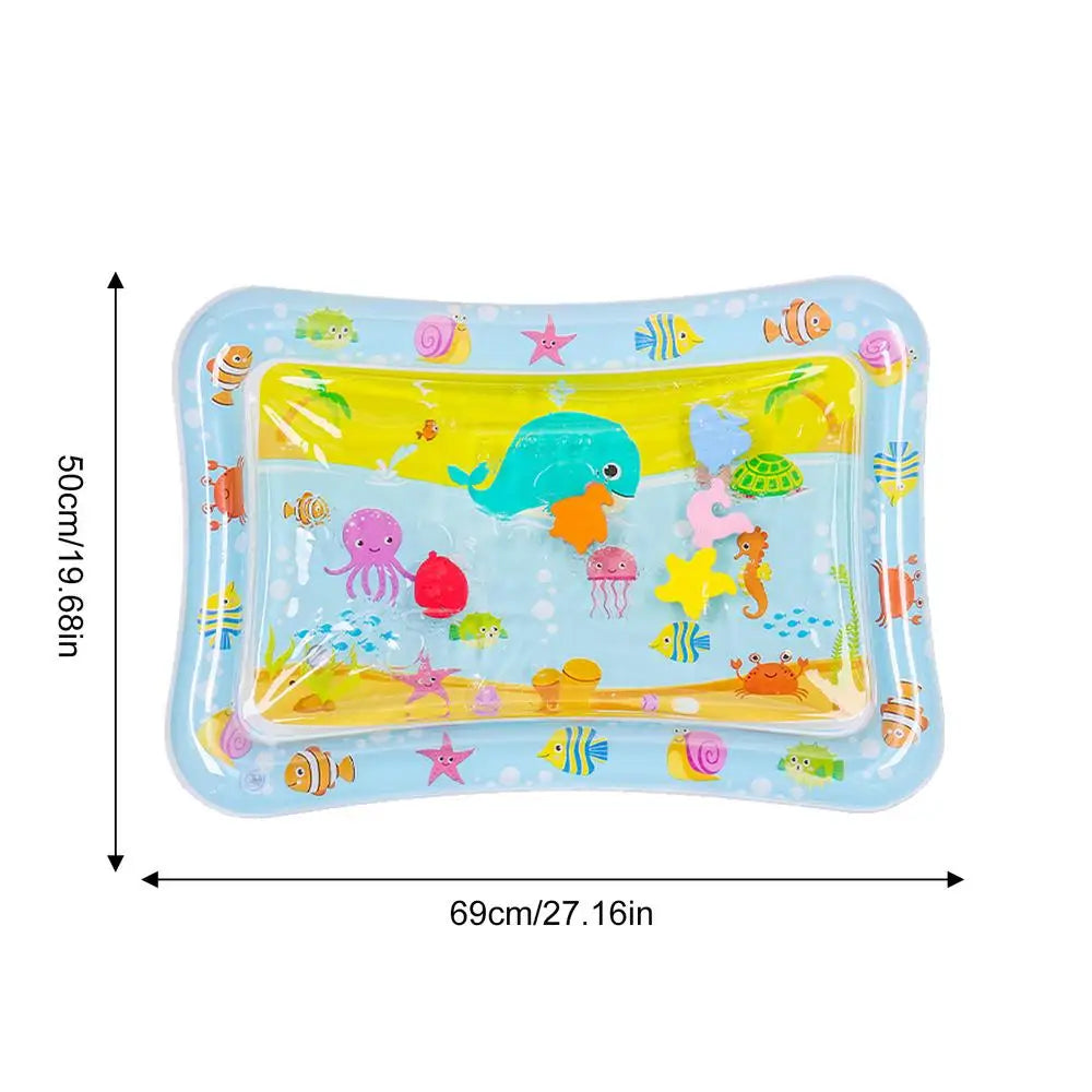 Water Sensory Play Mat Thickened Water Sensory Pad Water Sensor Mat Water Sensory Playmat With Fish Sea Ocean Theme Sensory Toy Qme Black China Mainland