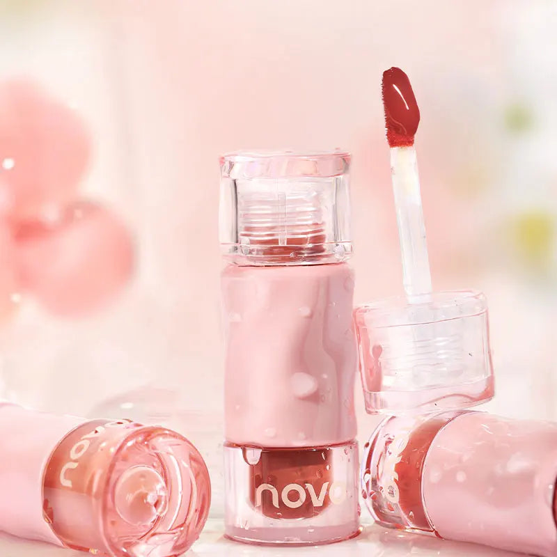 Water Glossy Lip Gloss - Hydrating Lip Glaze,Long-Lasting Shine, Moisturizing,Not Easy To Fade,Lightweight Texture,Rich Color Qme