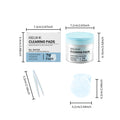 Salicylic Acid Cotton Pads Exfoliating Pore Cleansing Soothing Oil Control Acne Treatment Facial Daily Toner Pads with Tweezers Qme 1 Set