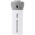 4-in-1 Emulsion Dispenser Bottle Travel Refillable Lotion Container Qme grey