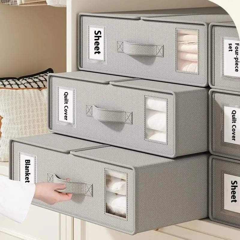 Wardrobe Bed Clothes Storage Organizer Sheet Box Fabric Folding Qme