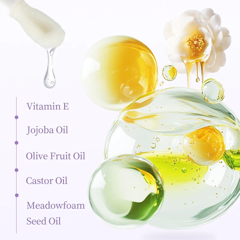Hydrating Lip Gloss Essence Oil - Vitamin E, Moisturizing & Nourishing Lip Balm, Long-Lasting, Non-Greasy, Soft Hydrated Lips Qme