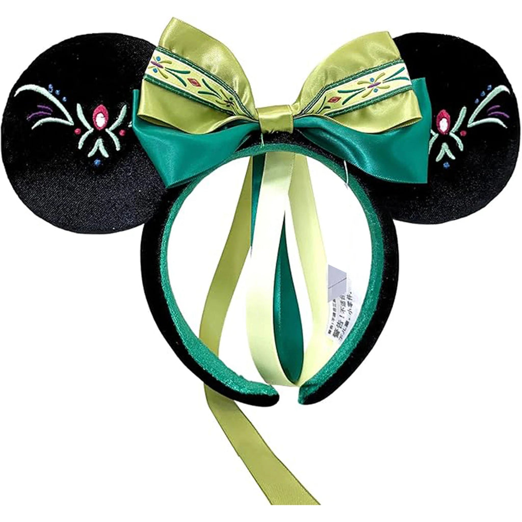 Mickey Mouse Princess Anna Headband Rapunzel Minnie Ears Plush Headwear Children Toys Festival Party Decoration Hair Accessories Qme Headband 1