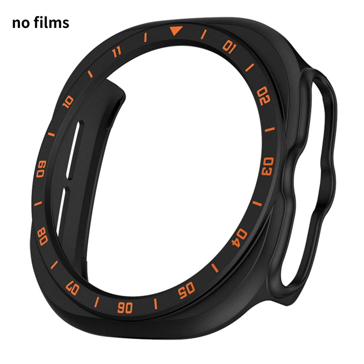 Protective Case for Samsung Galaxy Watch 9 Ultra2 47mm Hard PC Bumper No Screen film for Galaxy Watch Ultra 2 Cover Accessories Qme Black Orange Galaxy Watch Ultra2