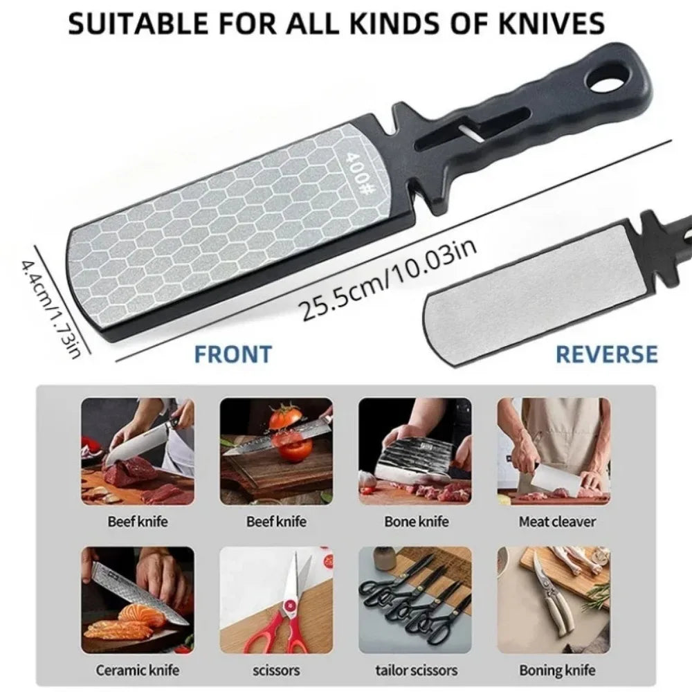 5 In1 Knife Sharpener Diamond Bars 400 1000 Multi-tool Kitchen Knives Qme