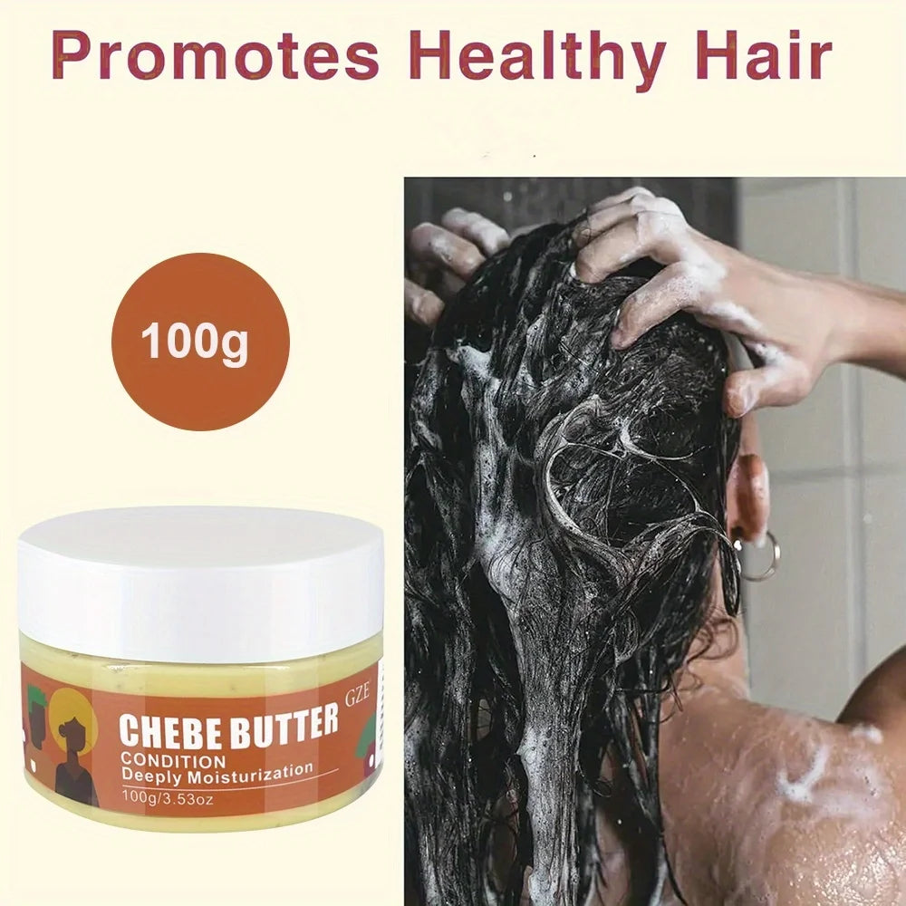 GZE Chebe Butter Condition Deeply Moisturization Hair Growth Repair Damaged Hair Super Smooth African Regrowth Anti Hair Loss Qme