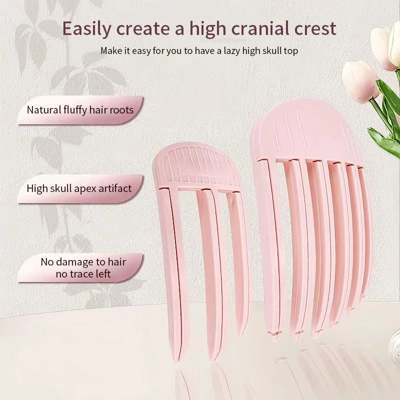 Fluffy Hairpin Curling Bangs Clips Hair Roots Volumizing Women Fixed Qme