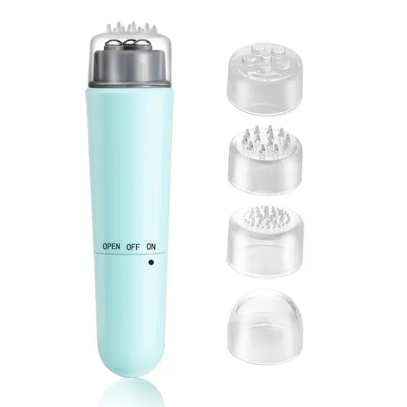 1 Electric Facial Massager Relax Eye Dark Circles Micro Vibration Qme Green