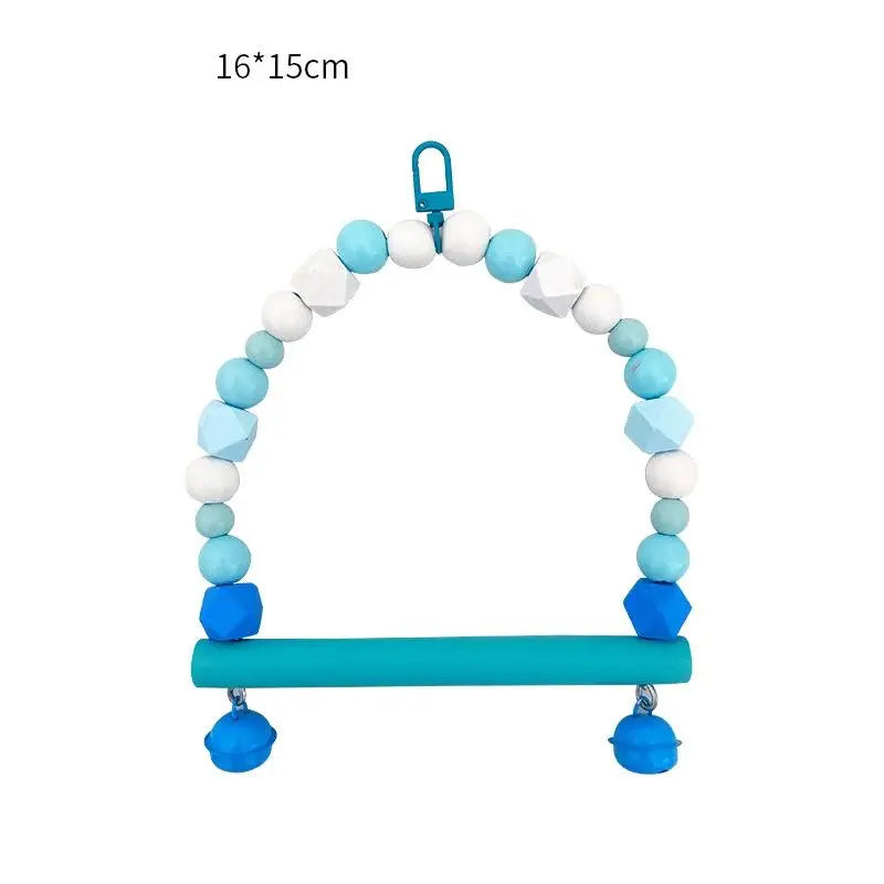 Bridge Bird Supplies Climbing Toys Cage Accessories Colorful Pet Qme A7
