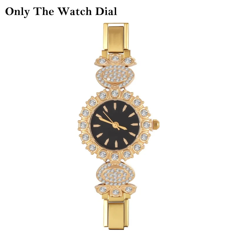 Trendy DIY 9MM Width Italian Elastic Charm Stainless Oval Round Zircon Watch Bracelet Bangle For Friend Birthday Jewelry Gifts Qme Style 21