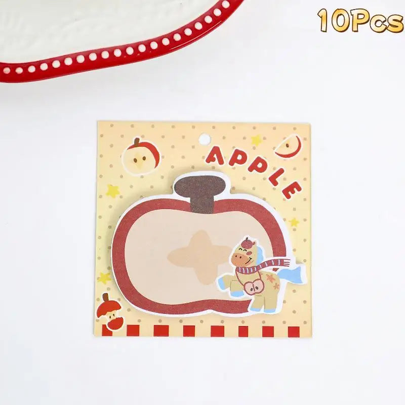 5 10Books Cute Pony Shape Convenience Sticky Notes Cartoon Has Qme A7