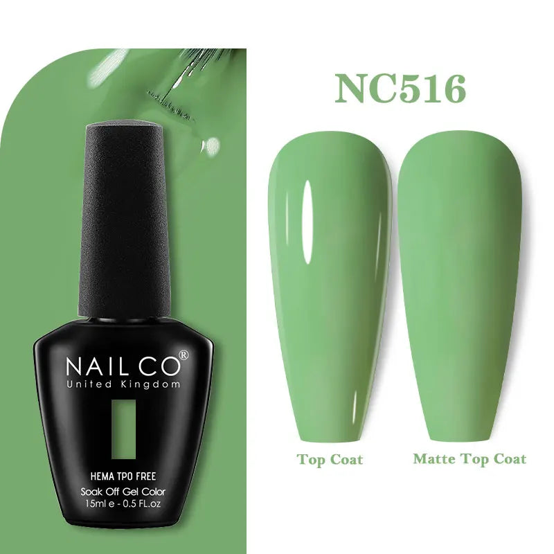 NAILCO Coat Base Gel Nail Polish Nails Art Semi Permanent Lacquer