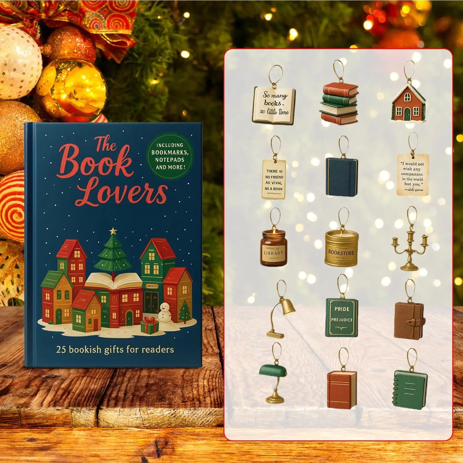 Christmas Calendar Advent 2025 Ornament Countdown Readers 25 Days Qme