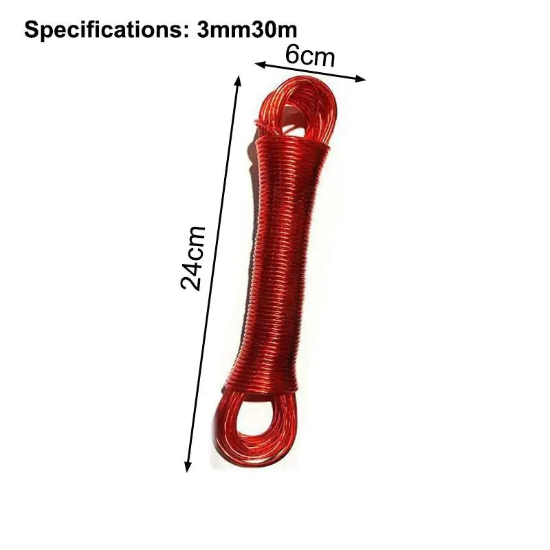 Portable Clothesline 10 20 30 50M Garden Camping Travel Clothes Qme G2