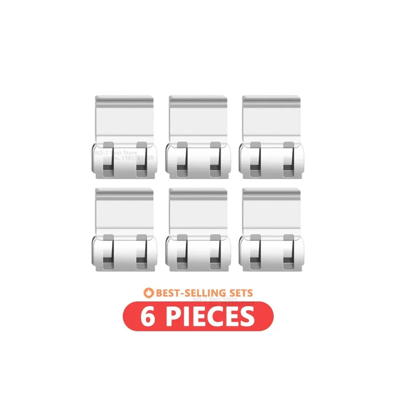 4 Invisible Leg Shortening Clip Non-slip Pants Edge Quick Fix Hem Qme 6PCS