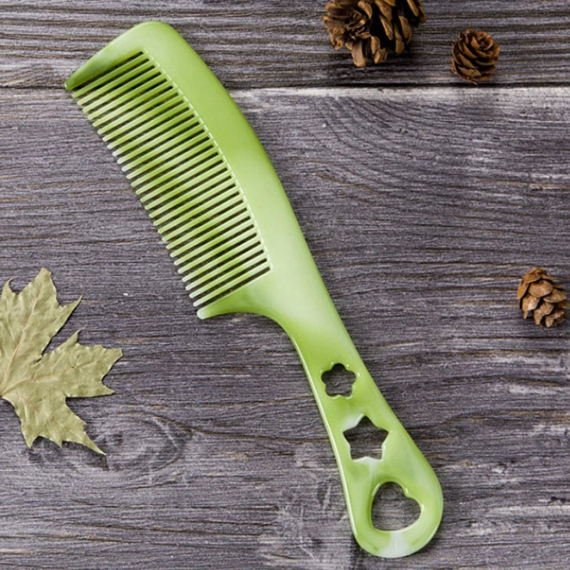 Green Hair Combs Women Men Styling Tool Coarse Fine Dressing Comb Qme