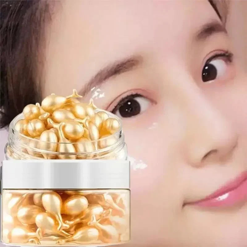 50Pcs Collagen Face Care Capsules Serum Spot Acne Wrinkle Remover Firming Whitening Hyaluronic Acid Essence Skin Care New style Qme