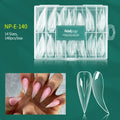 Nailpop Dual Forms Quick Building UV Gel Molds Reusable Full Coverage Qme NP-E-140