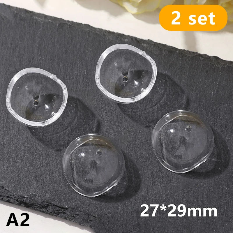 2pcs Pet Hair Keepsake Box Transparent Dog Cat Fur Storage Box For DIY Memorial Decoration Gift For Pet Lovers Display Souvenir Qme style 8