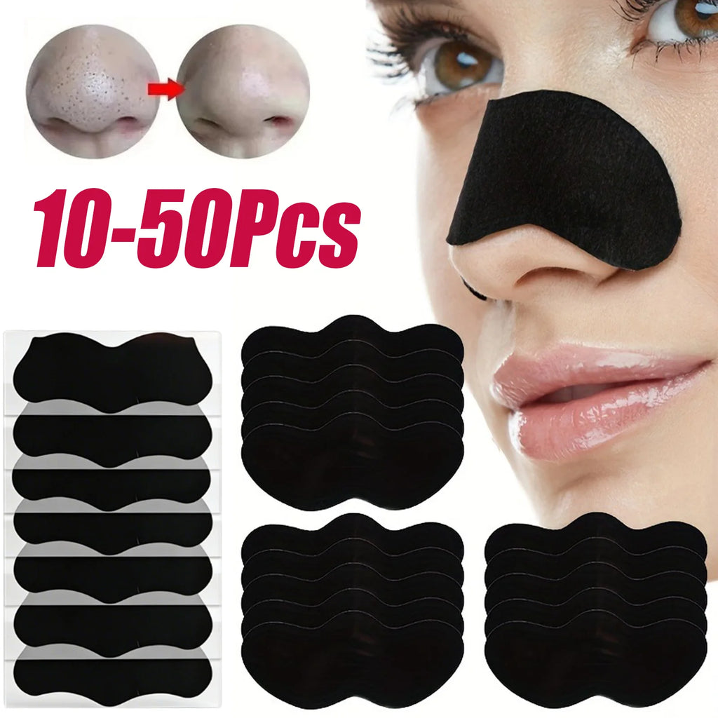 Deep Cleansing Nose Pores Blackheads Charcoal Powder Nose Cleaning Patch Oil Control Cleansing Facial Care Purifying Skincare Qme