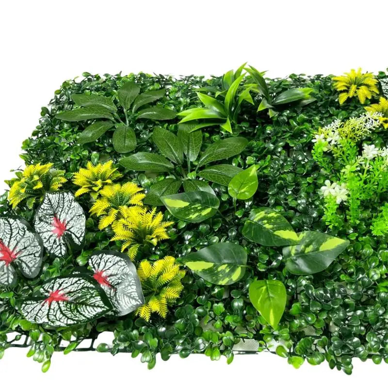 Instant Green Oasis - Lush Faux Wall - Perfect for Creating a Private Retreat in Your Urban Balcony or Garden Qme