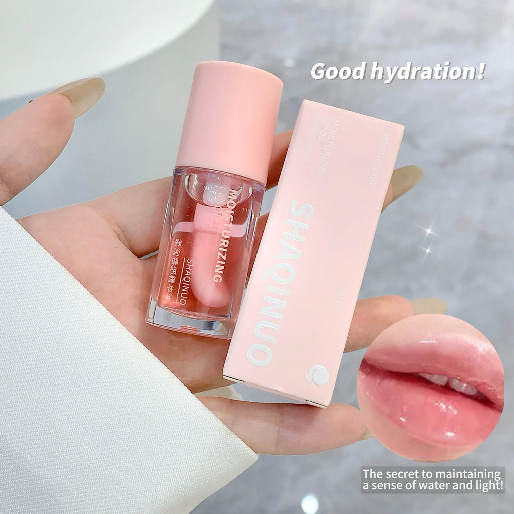 SHAQINUO Soft Lip Essence Oil Refreshing Moisturizing Non-sticky Base Qme