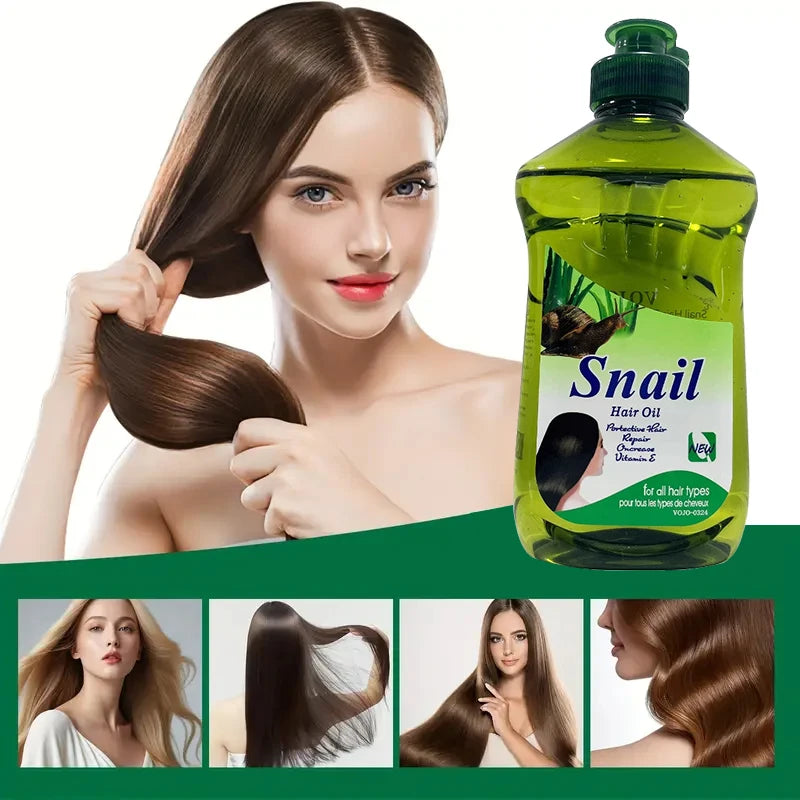 Olive Snail Nourishing Repairing Smoothing Hair Care Essential Oil Qme