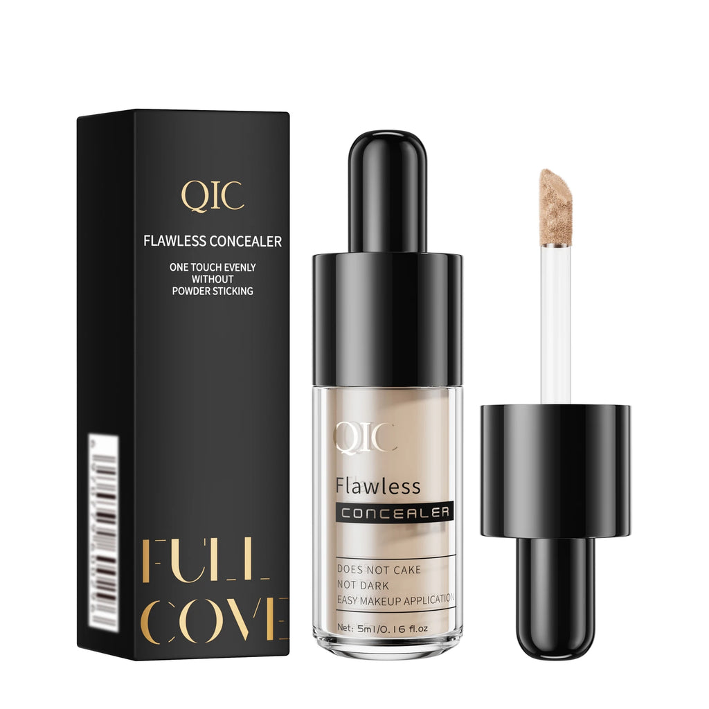 Full Coverage Hydrating Concealer Covers Blemishes Dark Circles Freckles Long Lasting Brightening Eye Contour Cream Qme